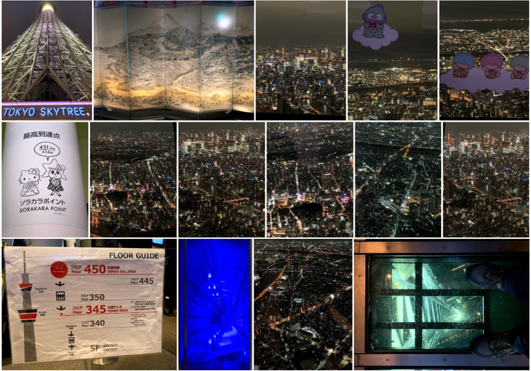Tokyo by night - views from Skytree